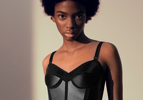 Stella McCartney conceptual bustier top utilising Mylo. © Bolt Threads